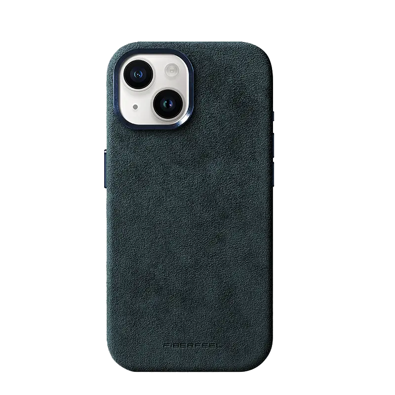 iPhone 15 Alcantara Case - Deep Navy