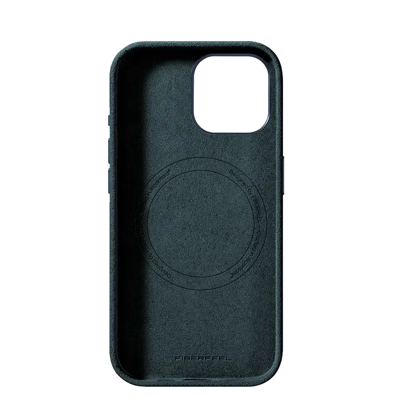 iPhone 15 Alcantara Case - Deep Navy