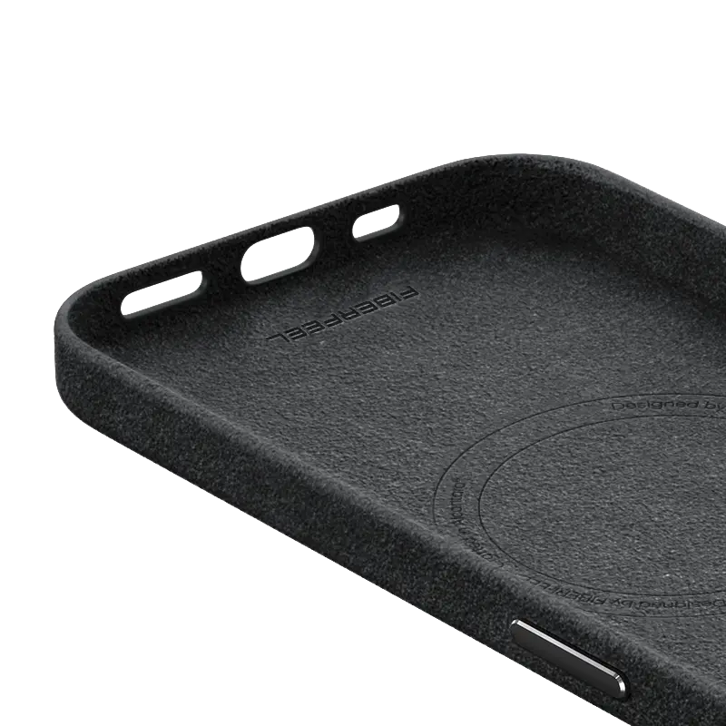 iPhone 15 Pro Alcantara Case - Graphite Grey