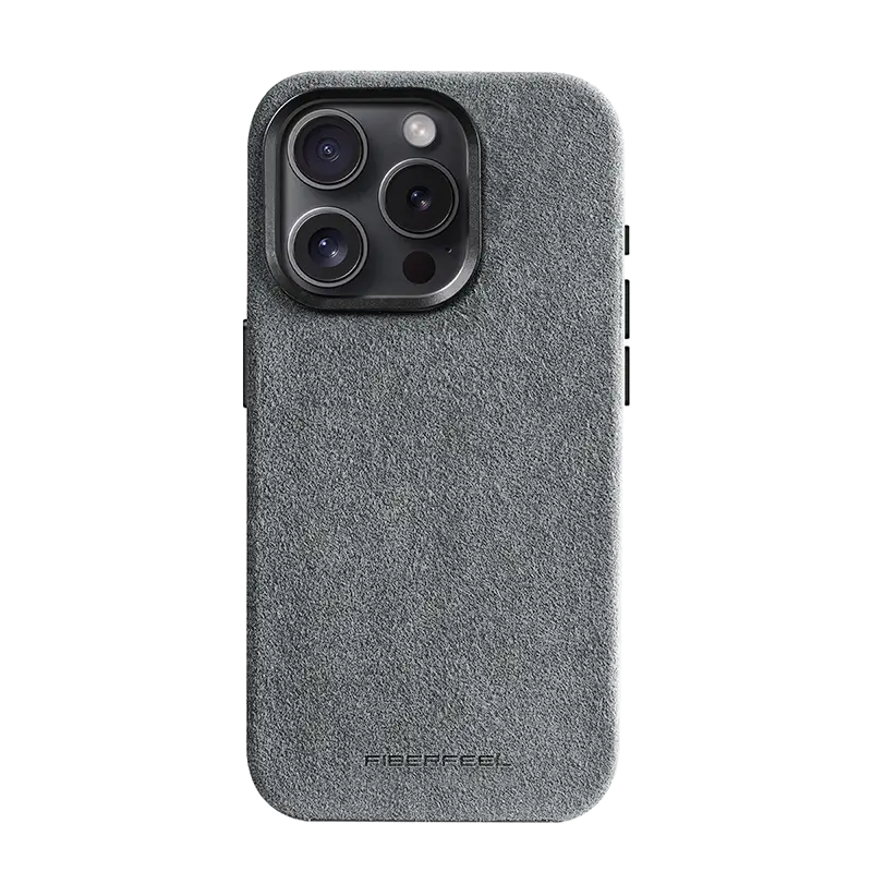 iPhone 16 Pro Max Alcantara Case - Concrete Grey