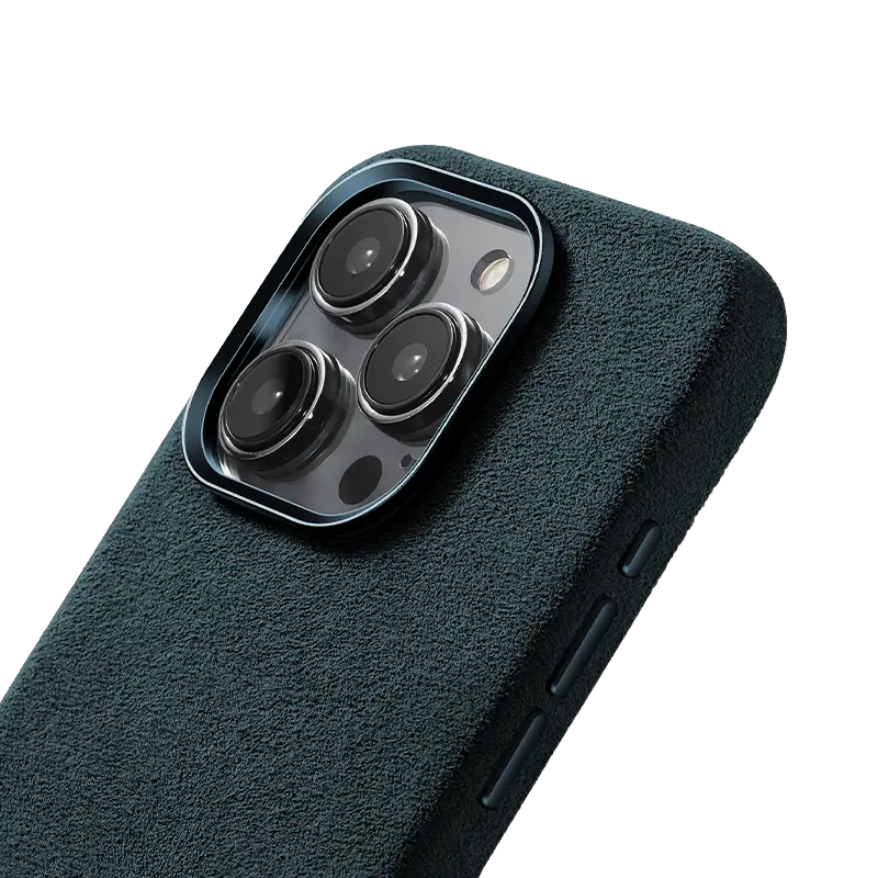 iPhone 16 Pro Alcantara Case - Deep Navy