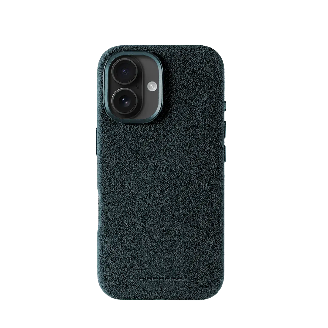 iPhone 16 Alcantara Case - Deep Navy