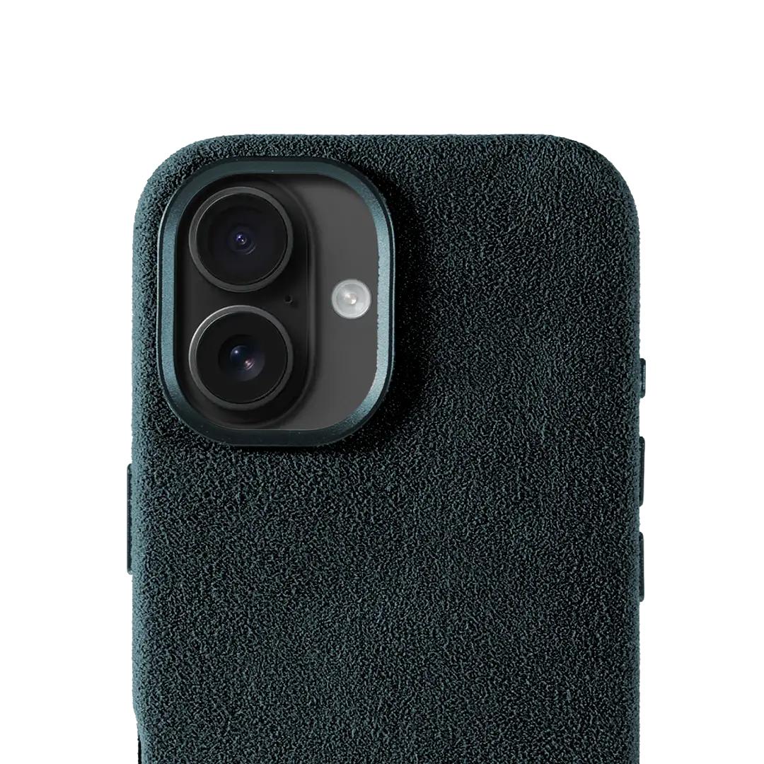 iPhone 16 Alcantara Case - Deep Navy