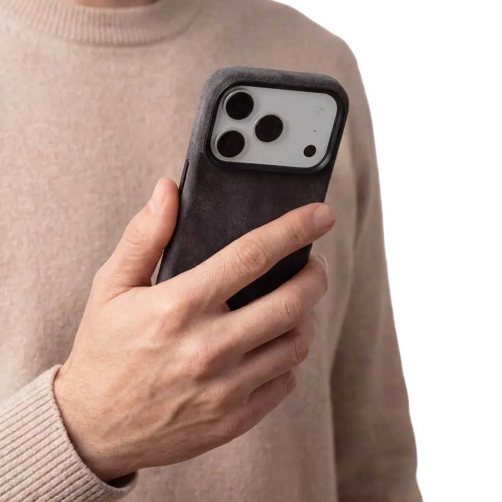iPhone 17 Pro Alcantara Case - Graphite Grey