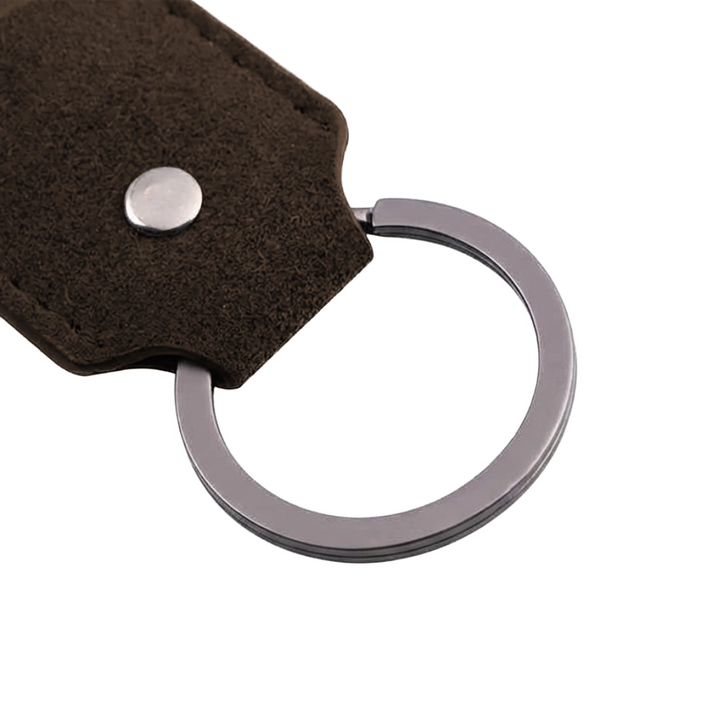 Alcantara Sleutelhanger - Espresso Brown