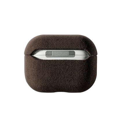 Alcantara AirPods Pro (3e gen) case - Espresso Brown