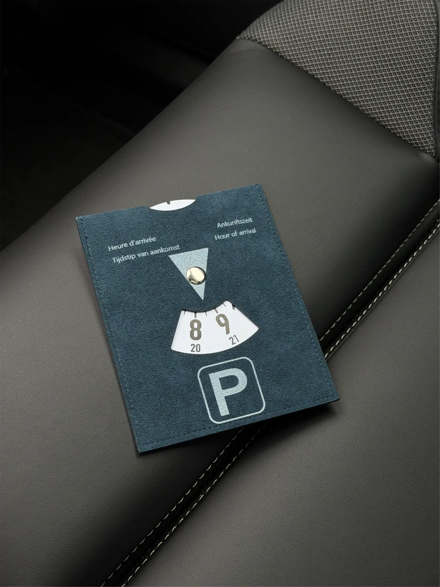 Alcantara Parkeerschijf - Atlantic Blue