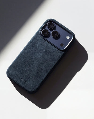 iPhone 17 Pro Alcantara Case - Deep Navy