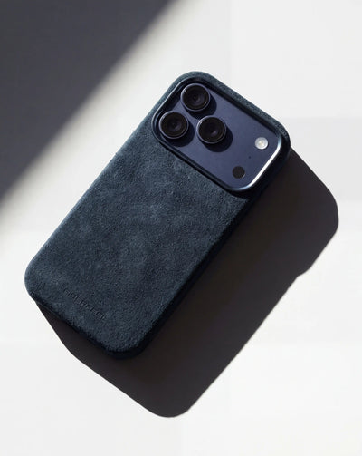 iPhone 17 Pro Max Alcantara Case - Deep Navy