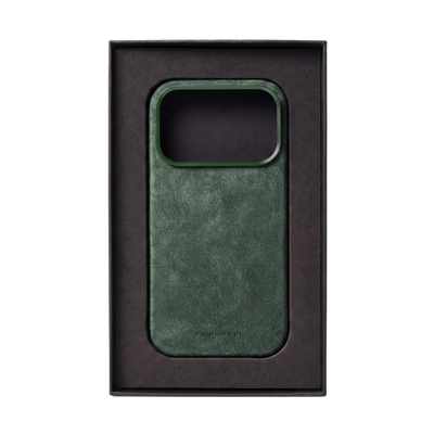 iPhone 17 Pro Max Alcantara Case - British Green