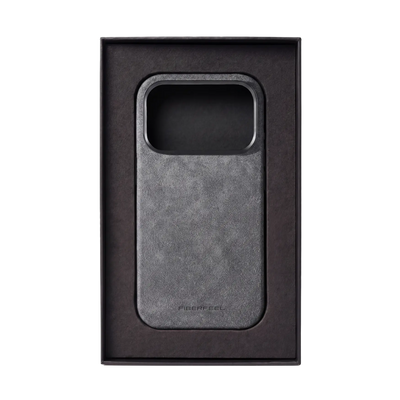 iPhone 17 Pro Max Alcantara Case - Concrete Grey