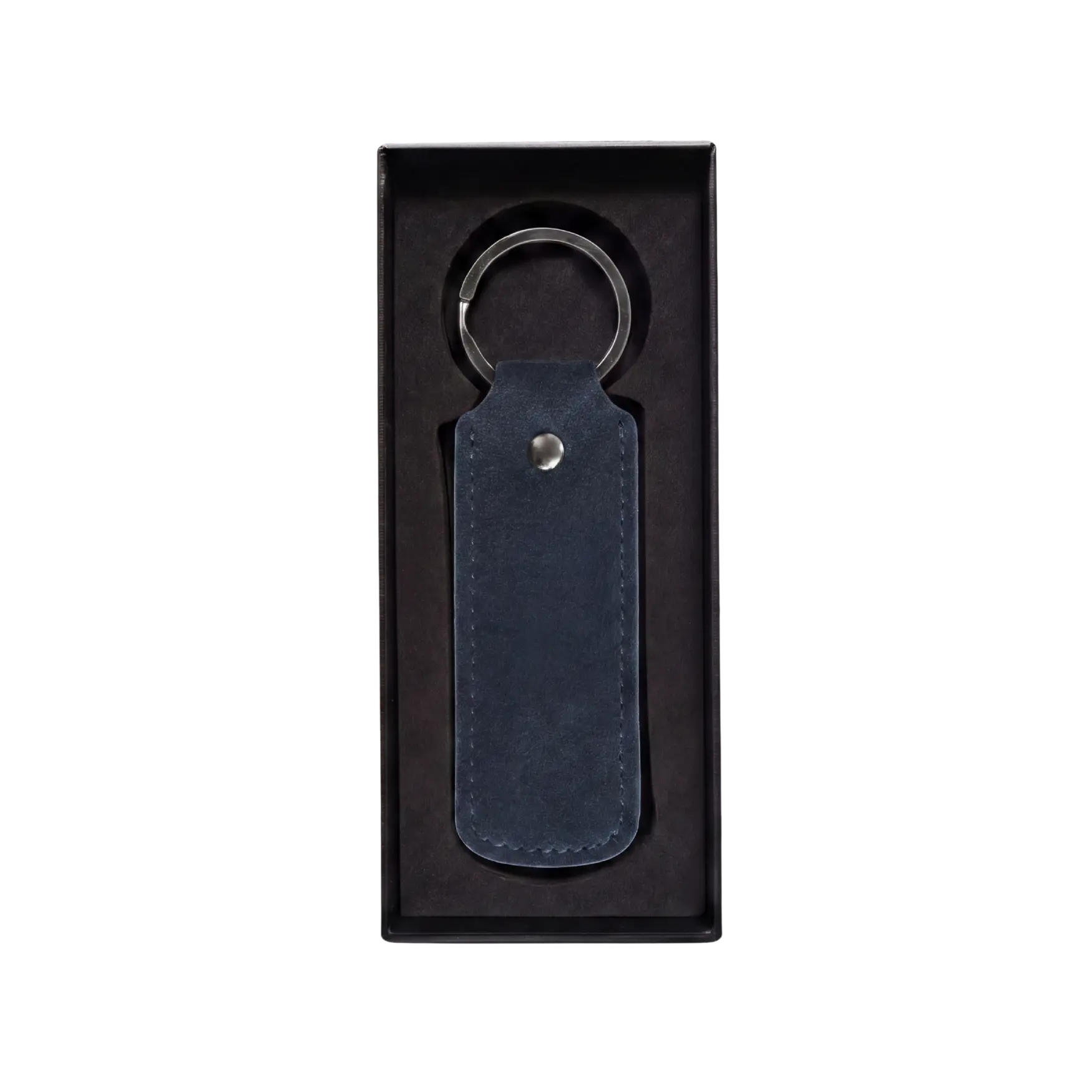 Alcantara Sleutelhanger - Deep Navy