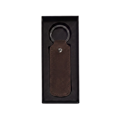 Alcantara Sleutelhanger - Espresso Brown