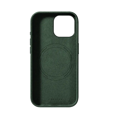 iPhone 15 Alcantara Case - British Green