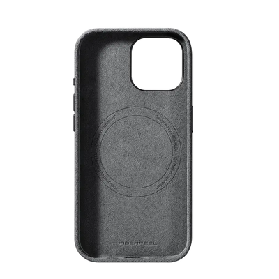 iPhone 15 Alcantara Case - Concrete Grey