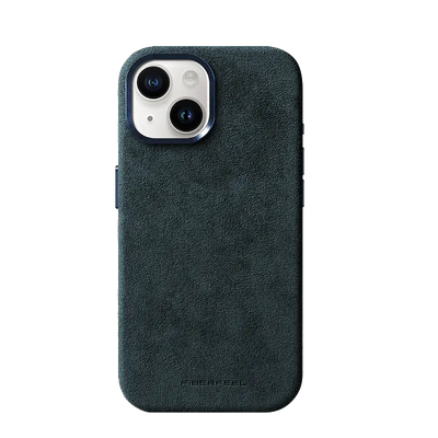 iPhone 15 Alcantara Case - Deep Navy