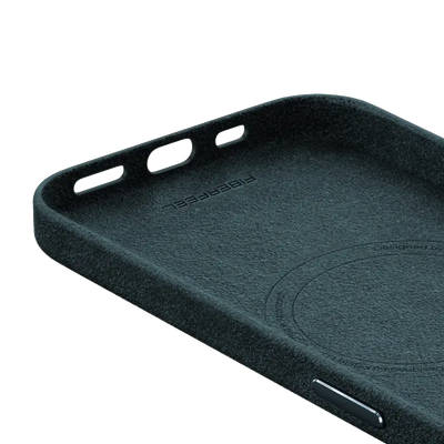 iPhone 15 Alcantara Case - Deep Navy