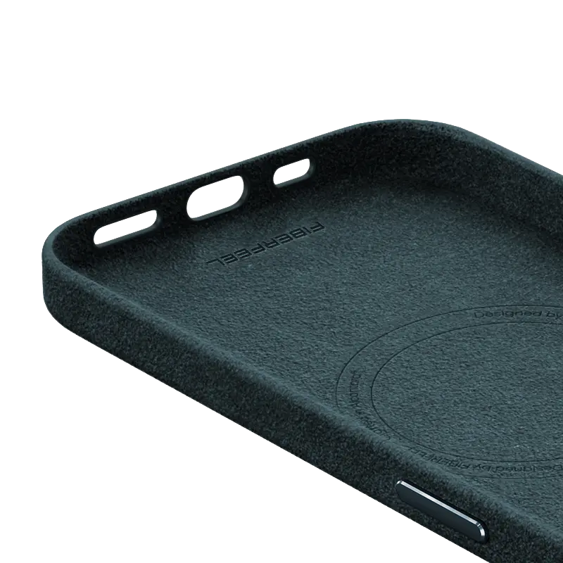 iPhone 15 Alcantara Case - Deep Navy