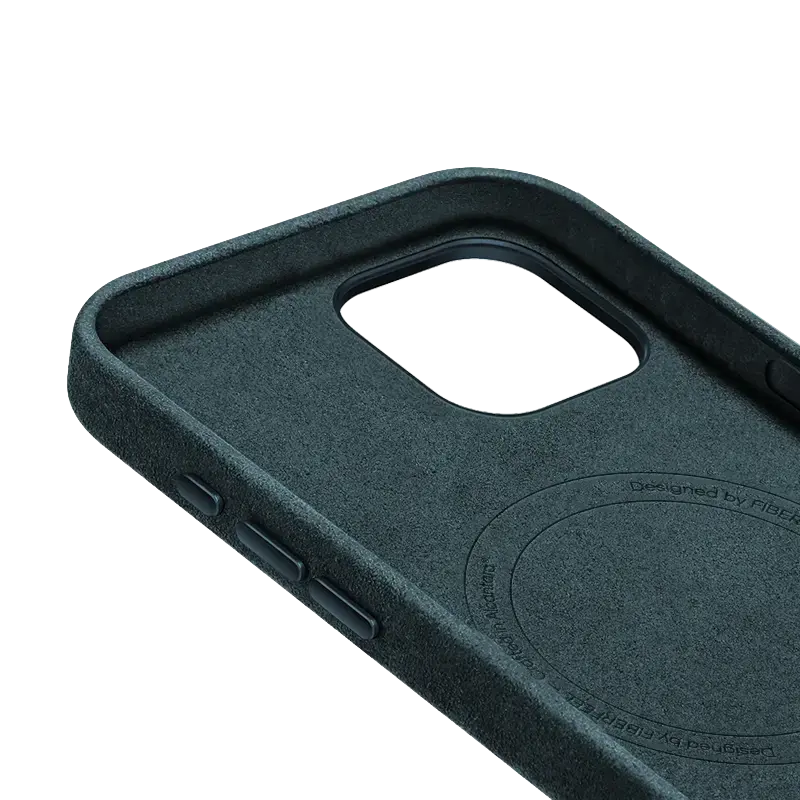 iPhone 15 Alcantara Case - Deep Navy