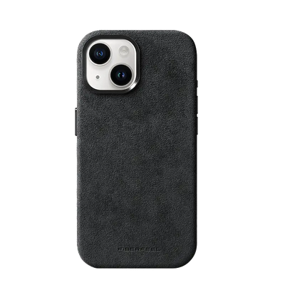 iPhone 15 Alcantara Case - Graphite Grey