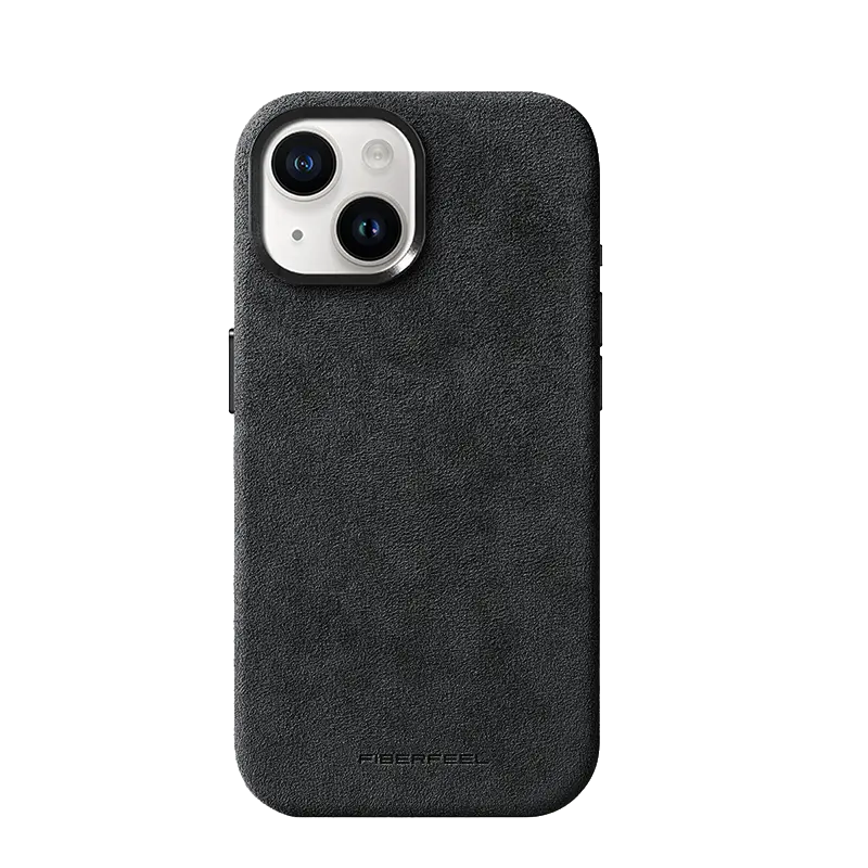 iPhone 15 Alcantara Case - Graphite Grey