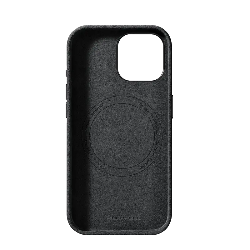 iPhone 15 Alcantara Case - Graphite Grey