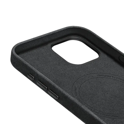 iPhone 15 Alcantara Case - Graphite Grey