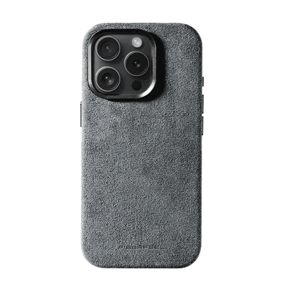 iPhone 16 Pro Alcantara Case - Concrete Grey