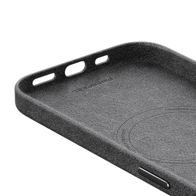 iPhone 15 Pro Alcantara Case - Concrete Grey