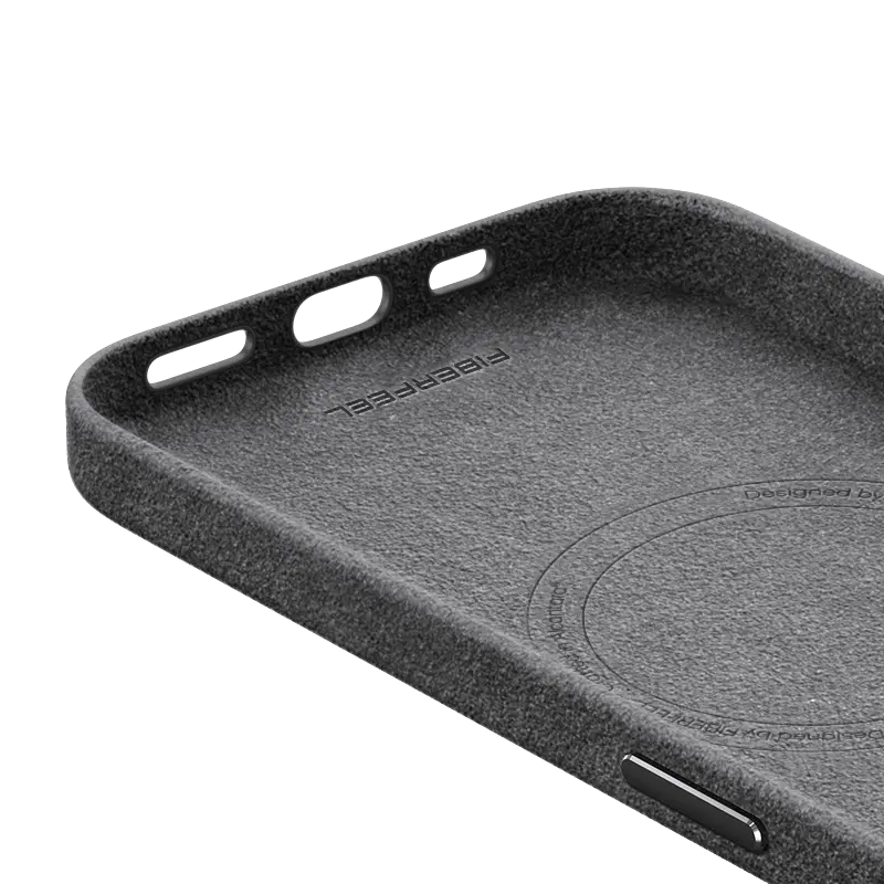 iPhone 15 Pro Alcantara Case - Concrete Grey