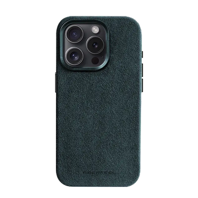 iPhone 15 Pro Alcantara Case - Deep Navy