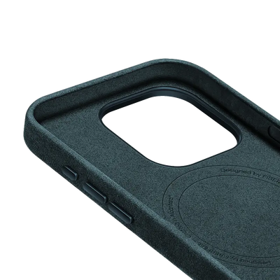 iPhone 15 Pro Alcantara Case - Deep Navy