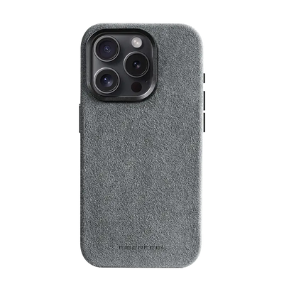 iPhone 16 Pro Max Alcantara Case - Concrete Grey
