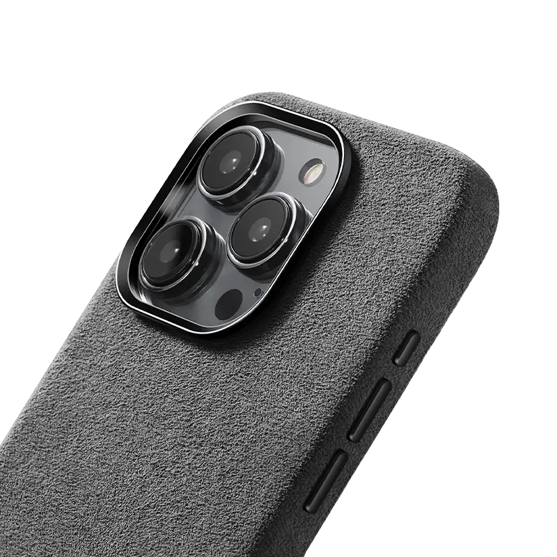 iPhone 16 Pro Alcantara Case - Concrete Grey