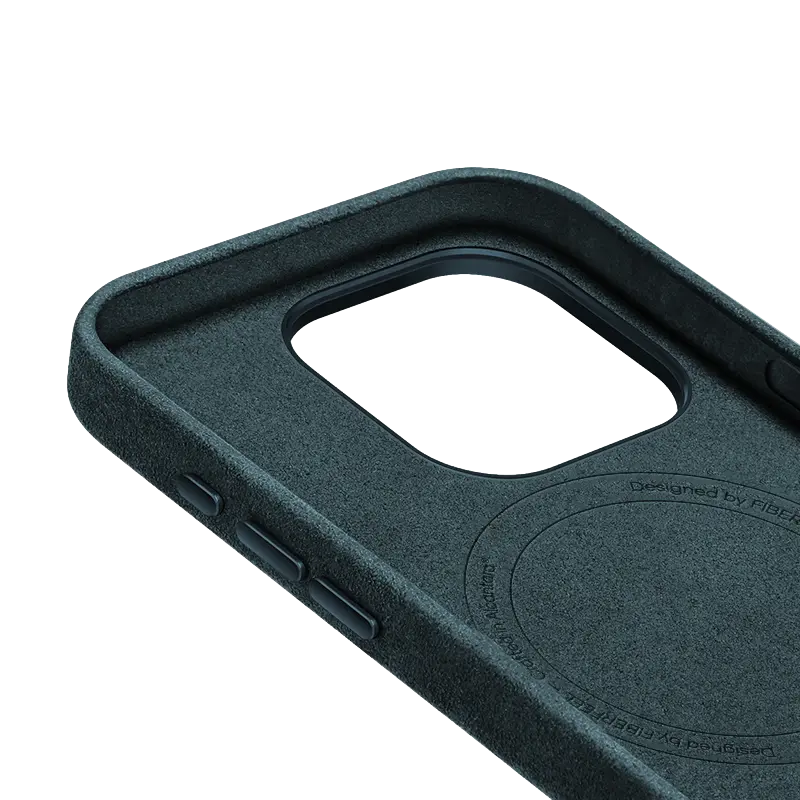 iPhone 16 Pro Alcantara Case - Deep Navy