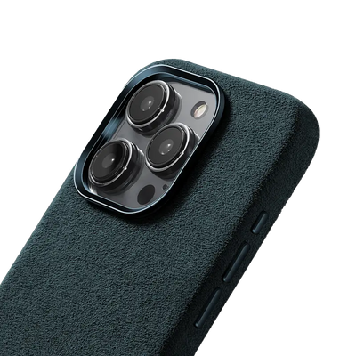 iPhone 15 Pro Alcantara Case - Deep Navy