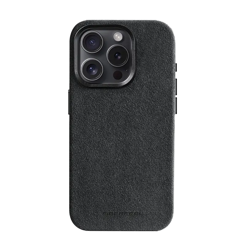 iPhone 15 Pro Max Alcantara Case - Graphite Grey