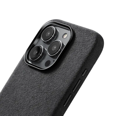 iPhone 15 Pro Alcantara Case - Graphite Grey