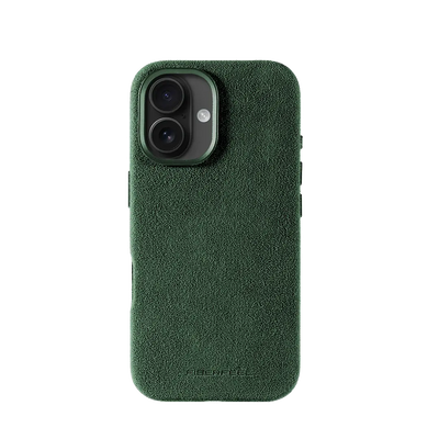 iPhone 16 Alcantara Case - British Green