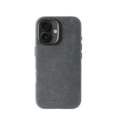 iPhone 16 Alcantara Case - Concrete Grey