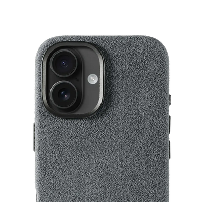 iPhone 16 Alcantara Case - Concrete Grey