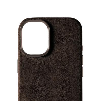 iPhone 17 Alcantara Case - Espresso Brown