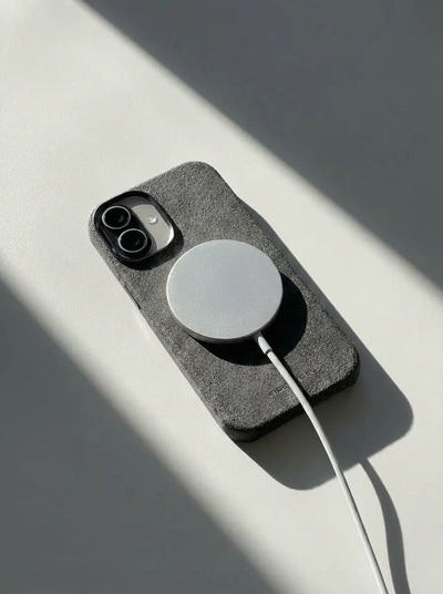 iPhone 16 Alcantara Case - Graphite Grey
