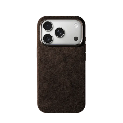 iPhone 17 Pro Alcantara Case - Espresso Brown