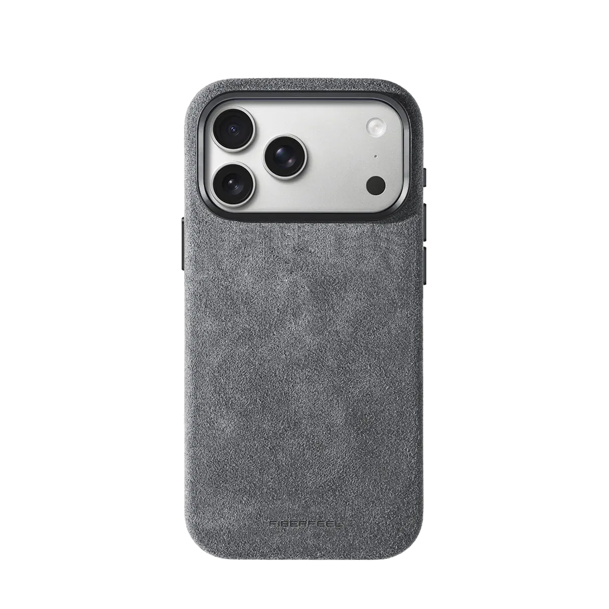iPhone 17 Pro Max Alcantara Case - Concrete Grey
