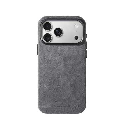 iPhone 17 Pro Max Alcantara Case - Concrete Grey