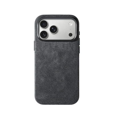 iPhone 17 Pro Max Alcantara Case - Graphite Grey