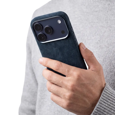 iPhone 17 Pro Alcantara Case - Deep Navy