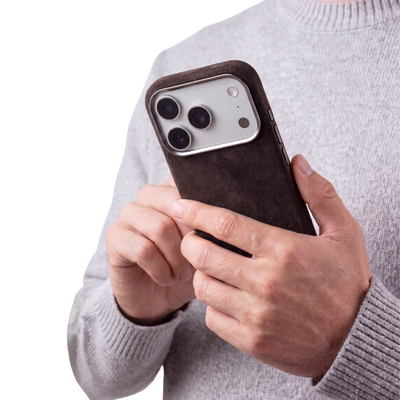 iPhone 17 Pro Max Alcantara Case - Espresso Brown