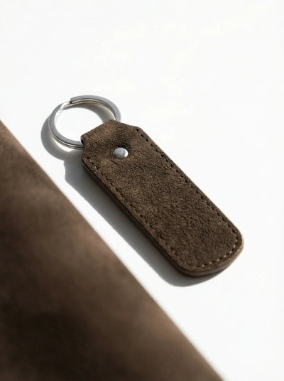 Alcantara Sleutelhanger - Espresso Brown